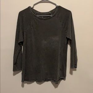 Me to we distressed tee